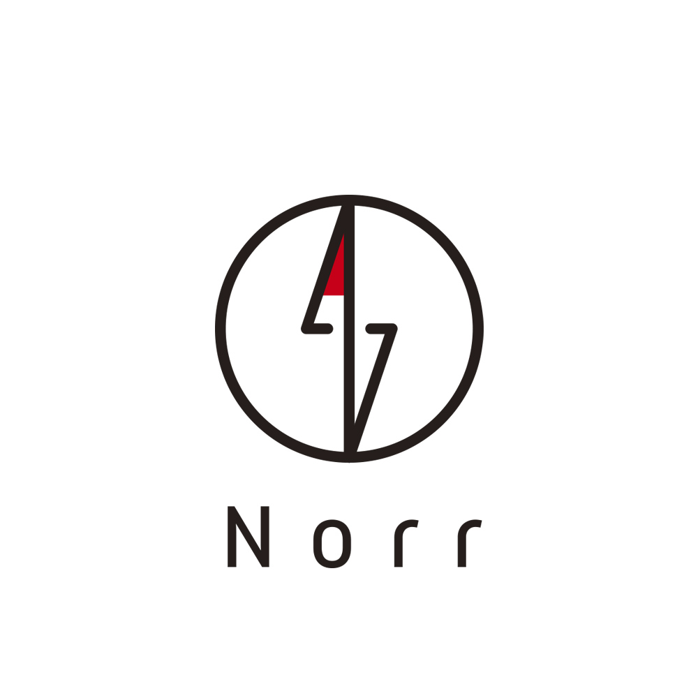 norr logo 正方形 文字あり